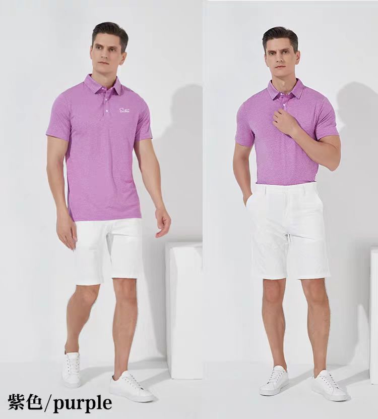 Purple Golf Polo Shirt